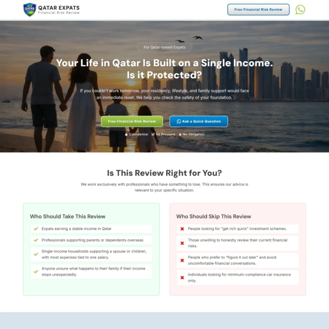 Website design project for ExpatQA in Qatar